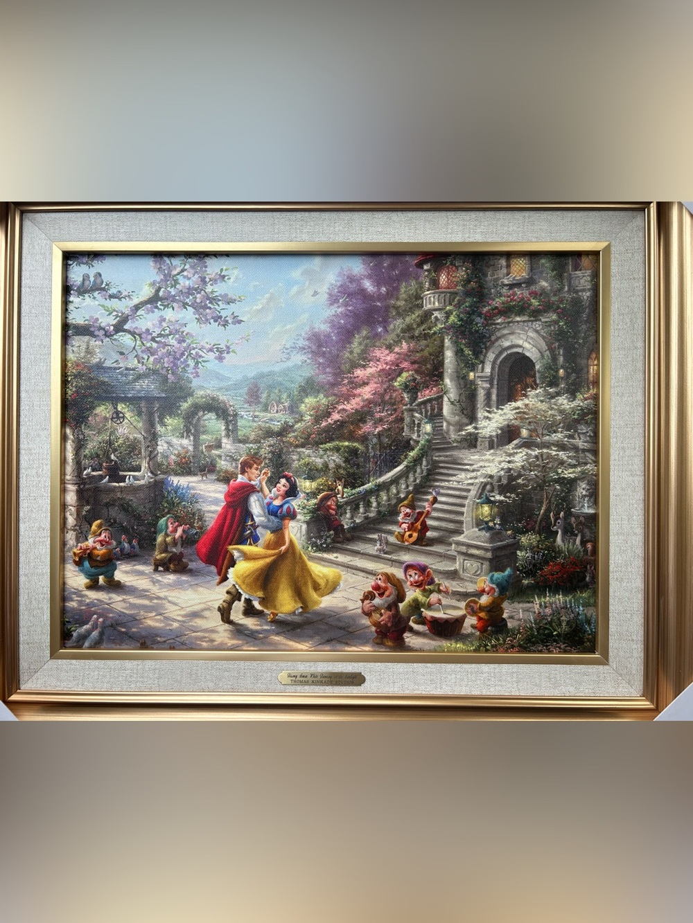 Thomas Kinkade Snow White Dancing in the Sunlight